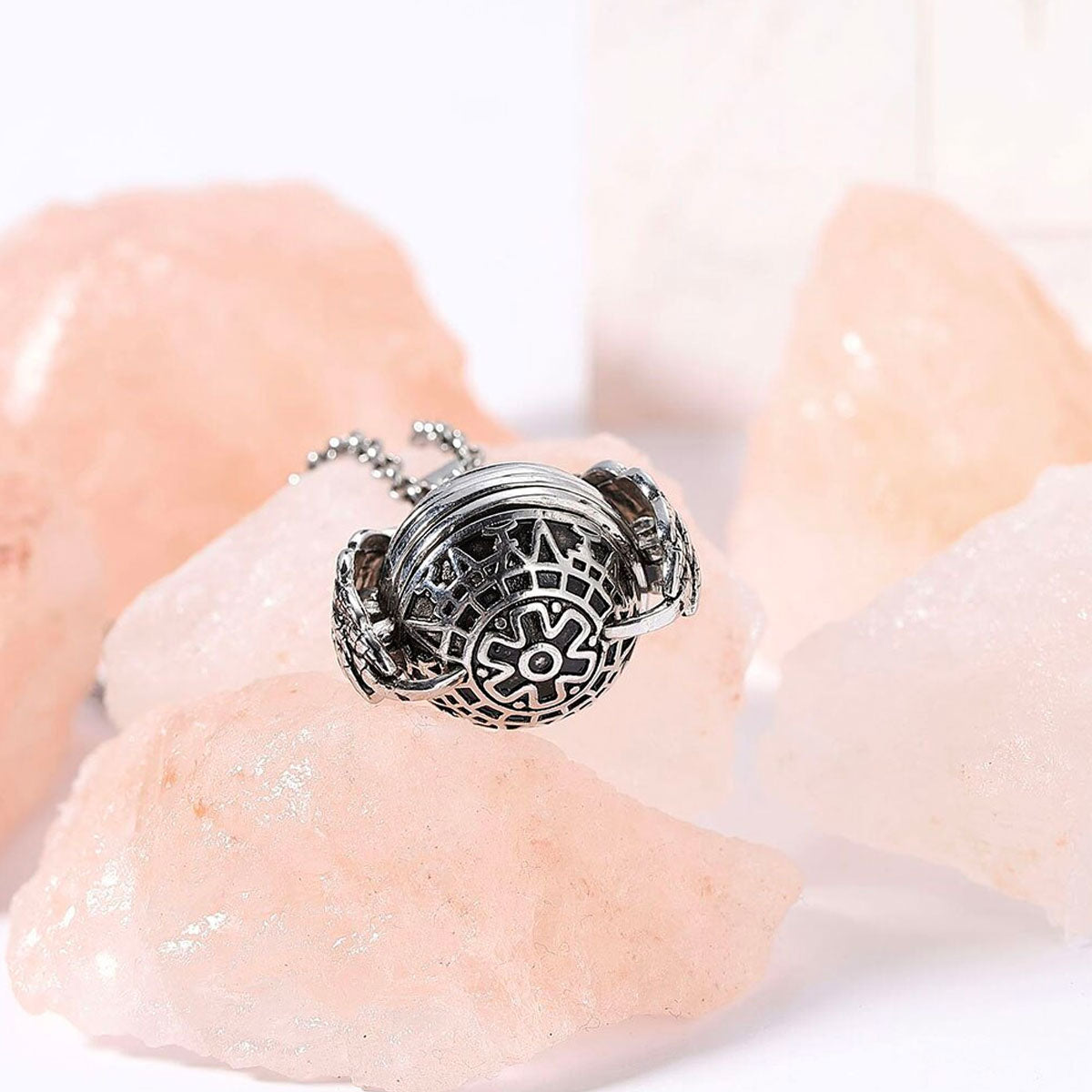Orbital Photo Locket Necklace