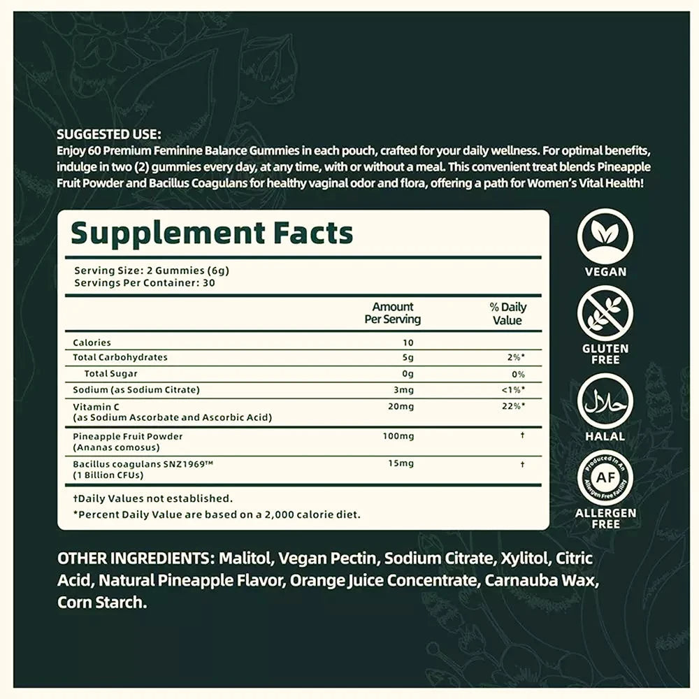 FemVera - pH Balance Gummies for Feminine Freshness