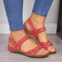 Flat Toe Velcro Casual Sandals