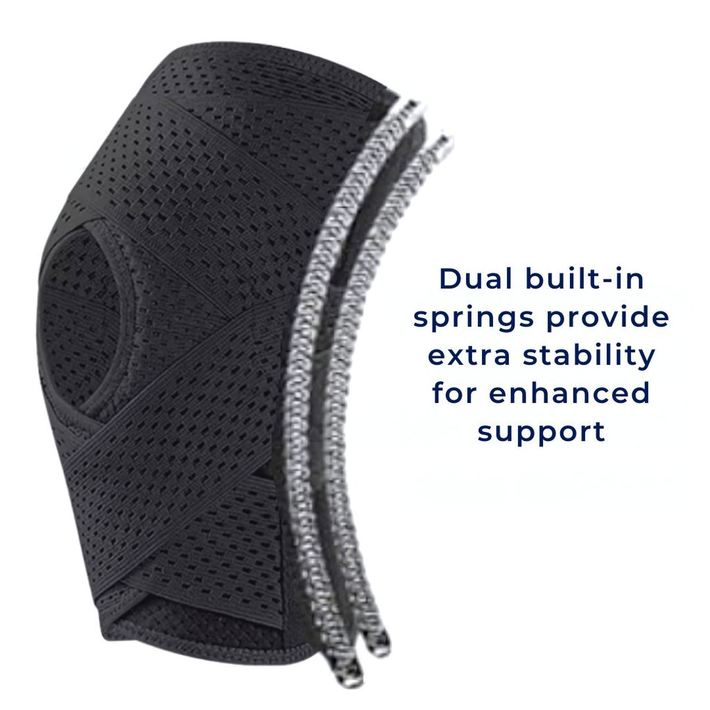 Sisica Knee Support Brace with Springs and Strap