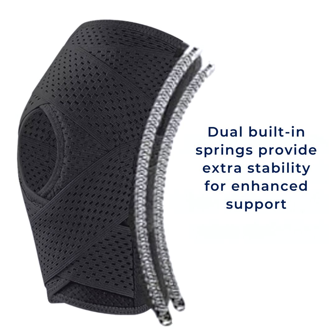 Sisica Knee Support Brace with Springs and Strap