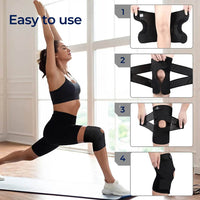 Sisica Knee Support Brace with Springs and Strap