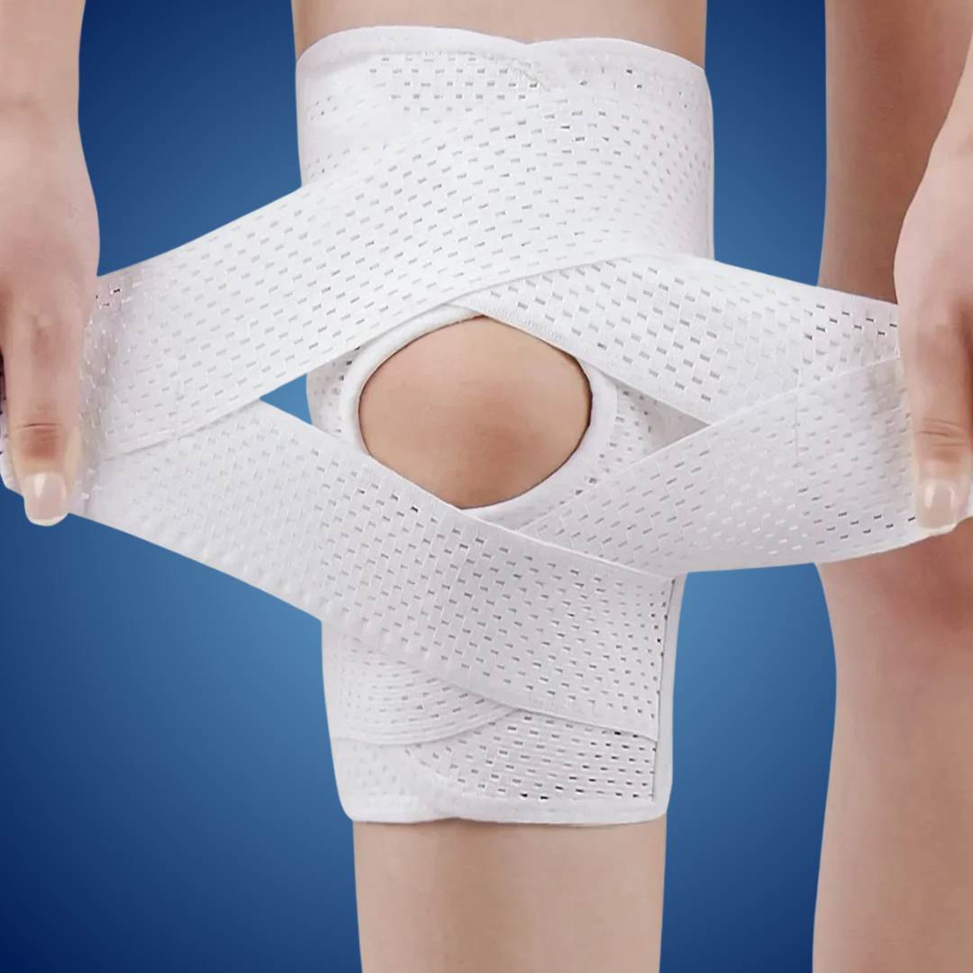 FlexGuard Knee Pads | with Support Compression Springs and Tension Strap - for Stability - Pain Relief and Protection Charly