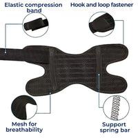 Sisica Knee Support Brace with Springs and Strap