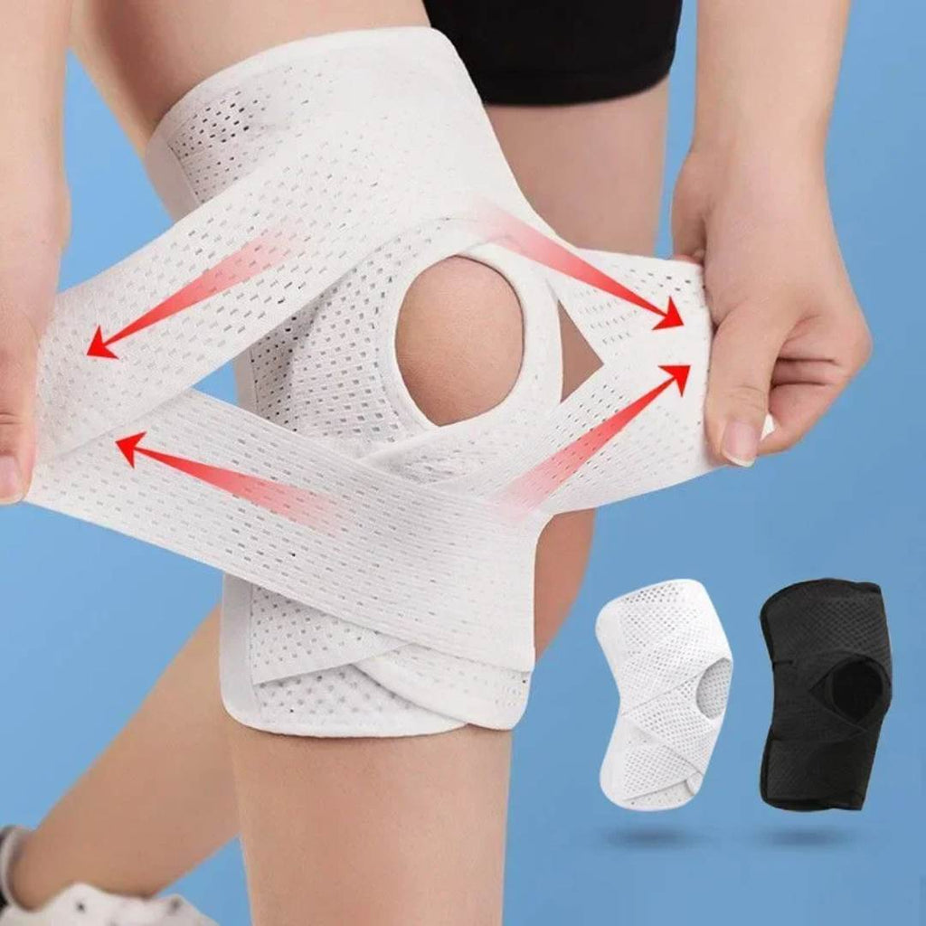 Sisica Knee Support Brace with Springs and Strap