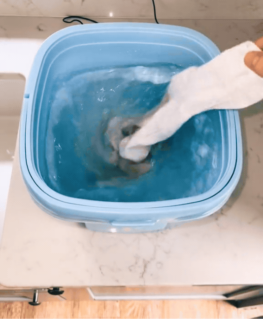 Compact Folding Laundry Machine