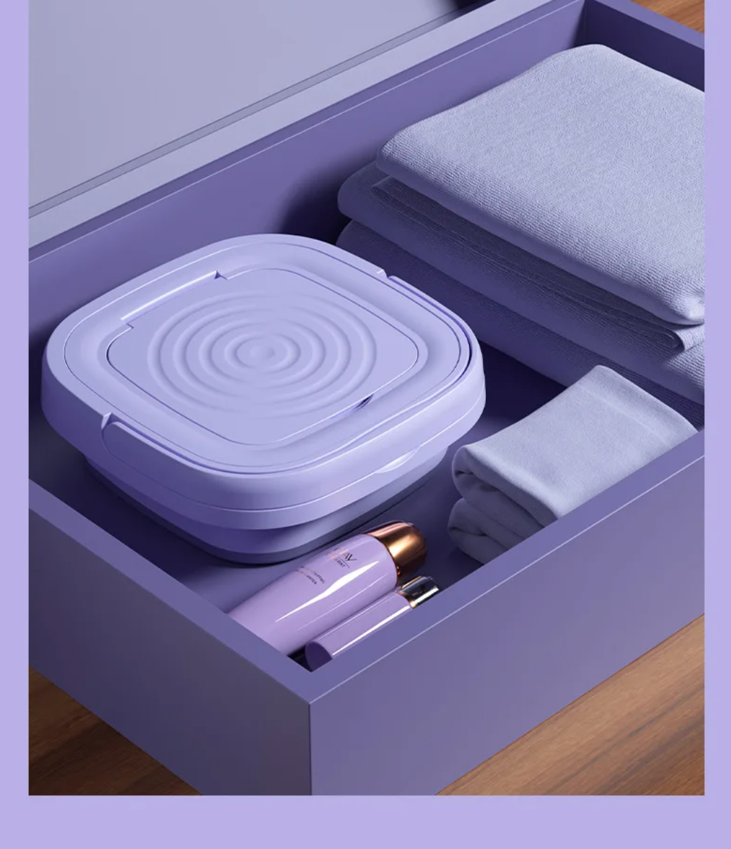Compact Folding Laundry Machine