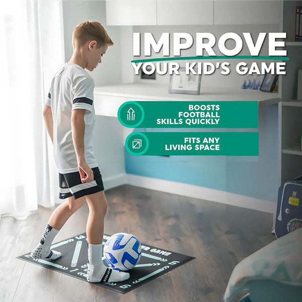 Soccer Skills Development Mat with Video Instruction