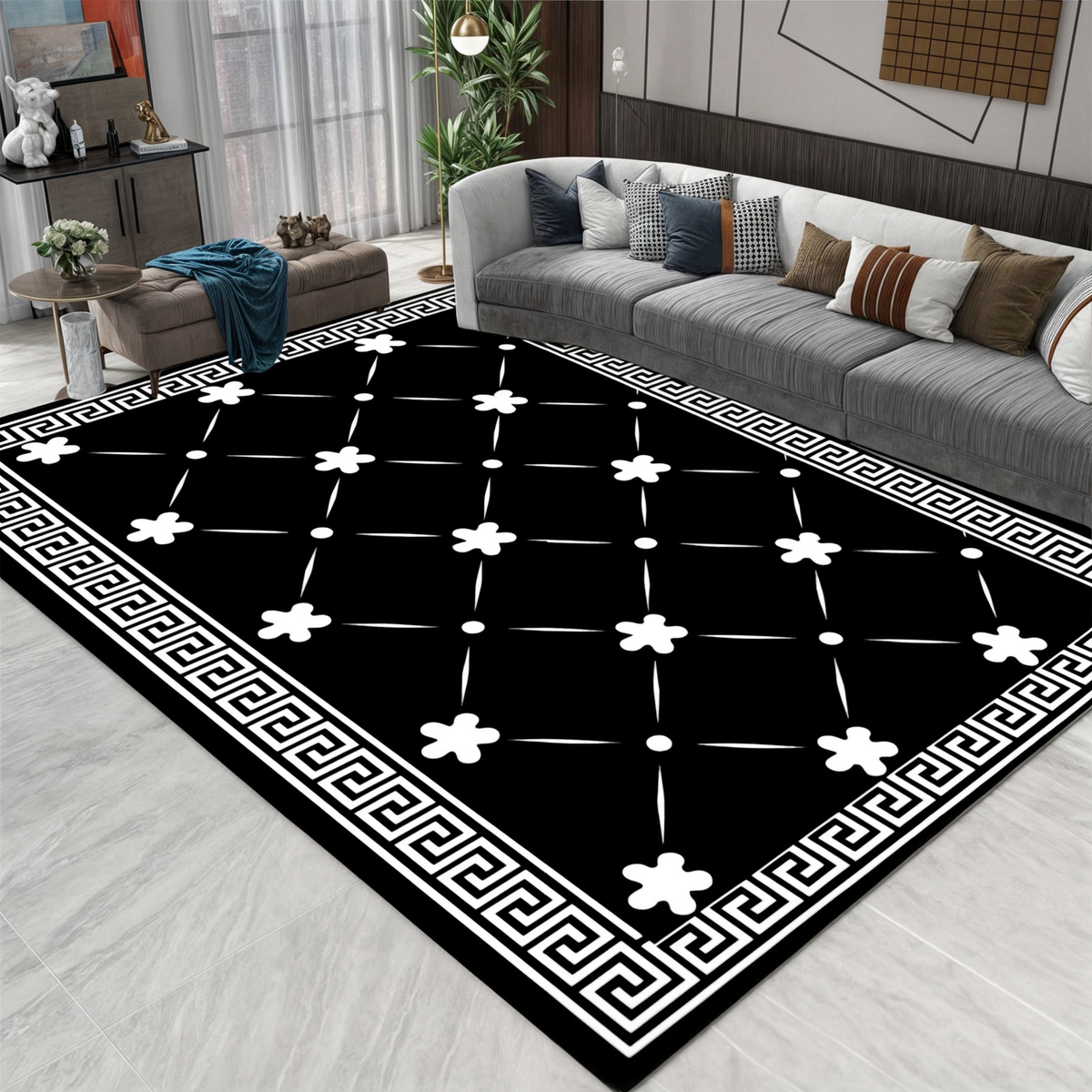 Geometric Illusion Rug