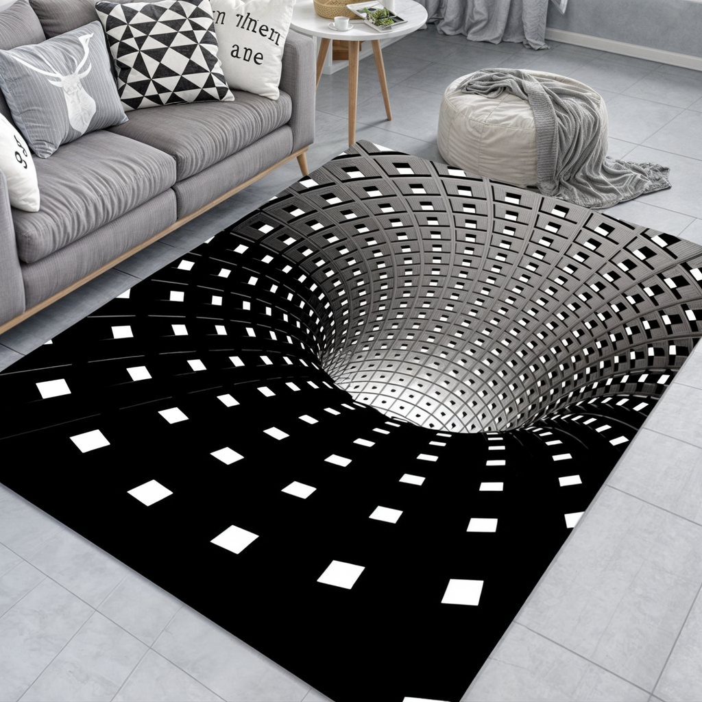 Geometric Illusion Rug