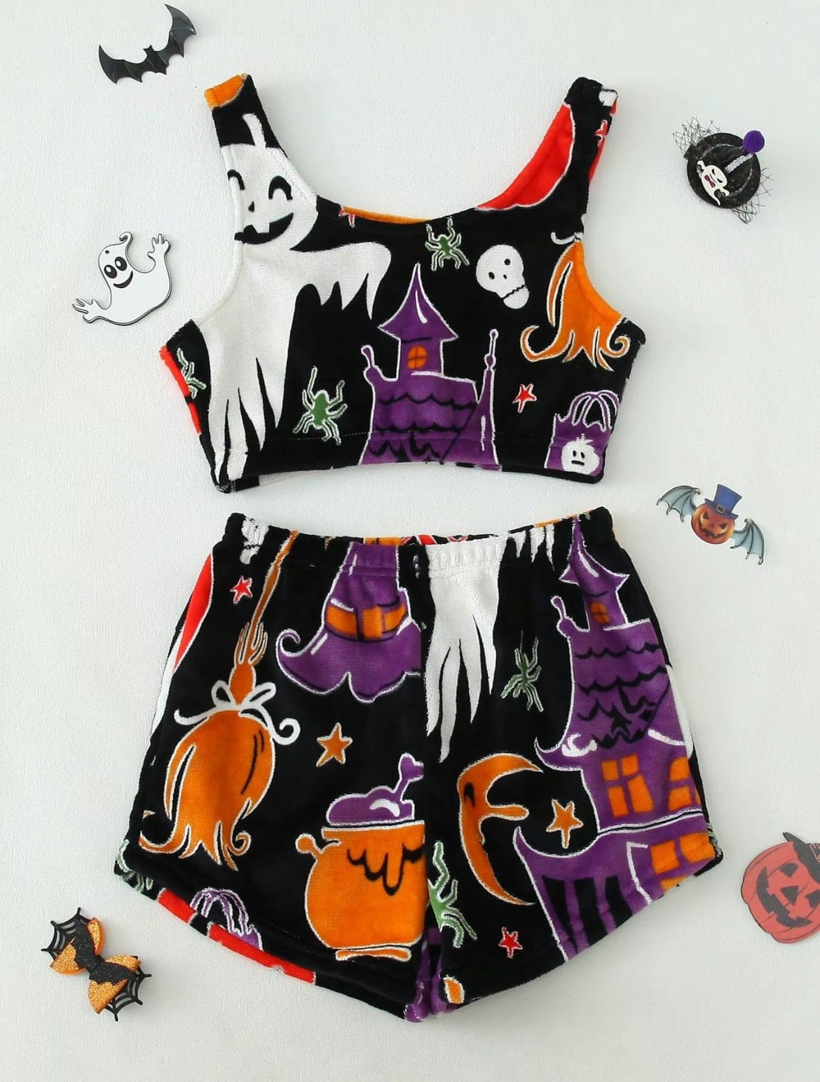 Glow-in-the-Dark Spooky Pajama Set