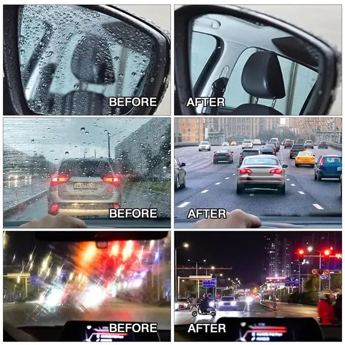 Car Window Oil Film Remover - Streak-Free Shine