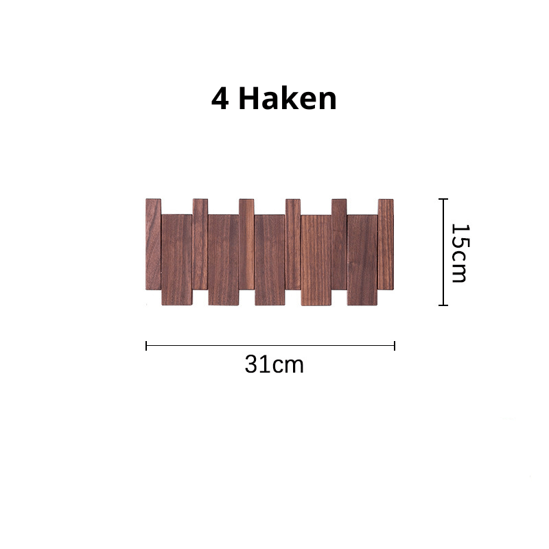 HarmonyHook - Stylish Adjustable Wooden Wall Rack - Nyvara Shop