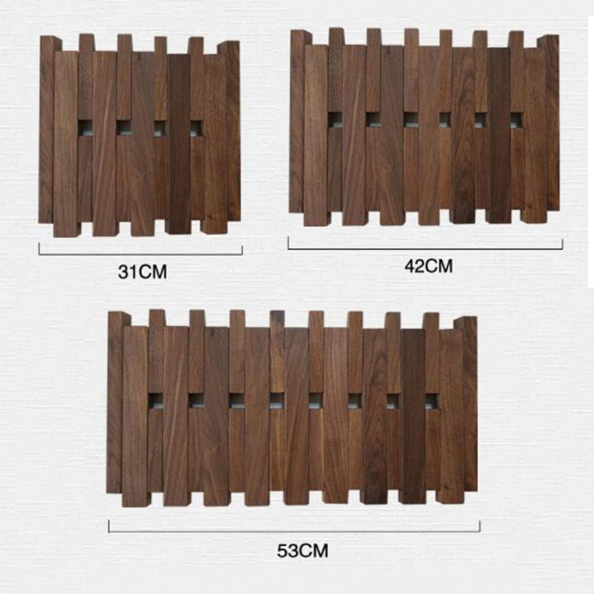 HarmonyHook - Stylish Adjustable Wooden Wall Rack - Nyvara Shop