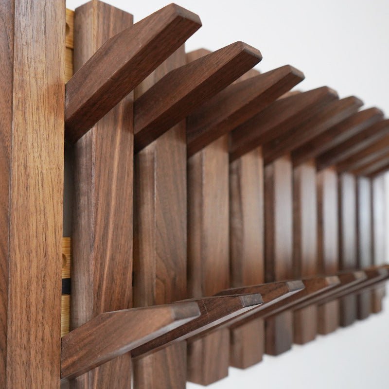 HarmonyHook - Stylish Adjustable Wooden Wall Rack - Nyvara Shop