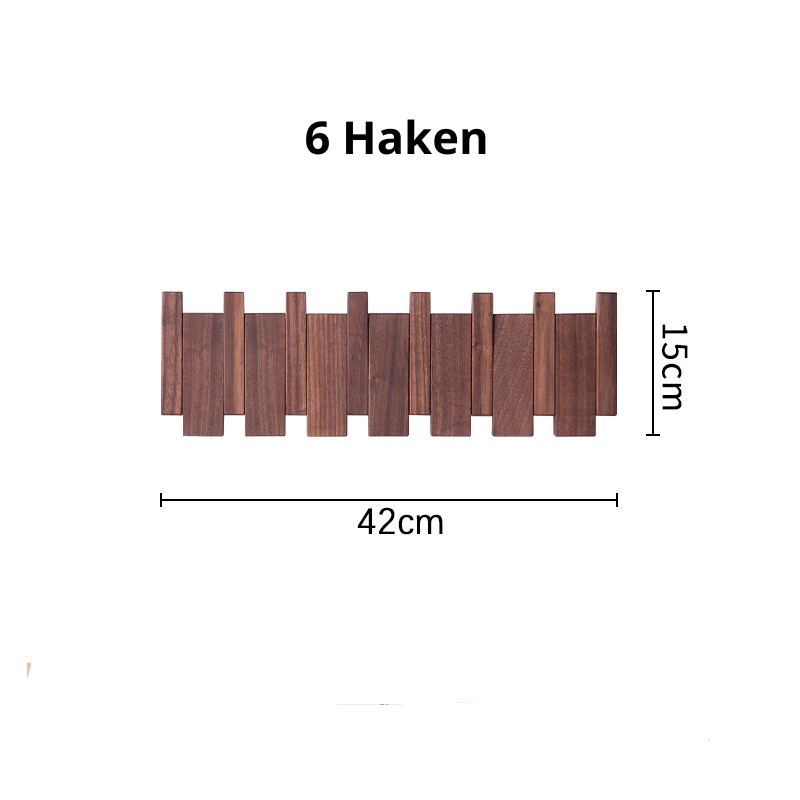 HarmonyHook - Stylish Adjustable Wooden Wall Rack - Nyvara Shop