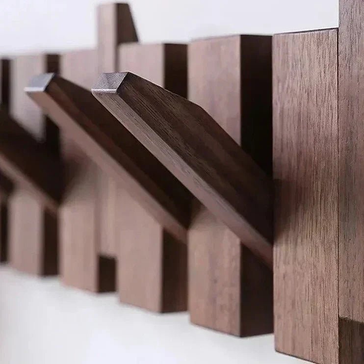 HarmonyHook - Stylish Adjustable Wooden Wall Rack - Nyvara Shop