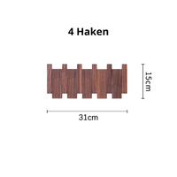 HarmonyHook - Stylish Adjustable Wooden Wall Rack