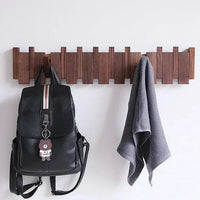HarmonyHook - Stylish Adjustable Wooden Wall Rack