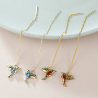 Hummingbird Drop Earrings