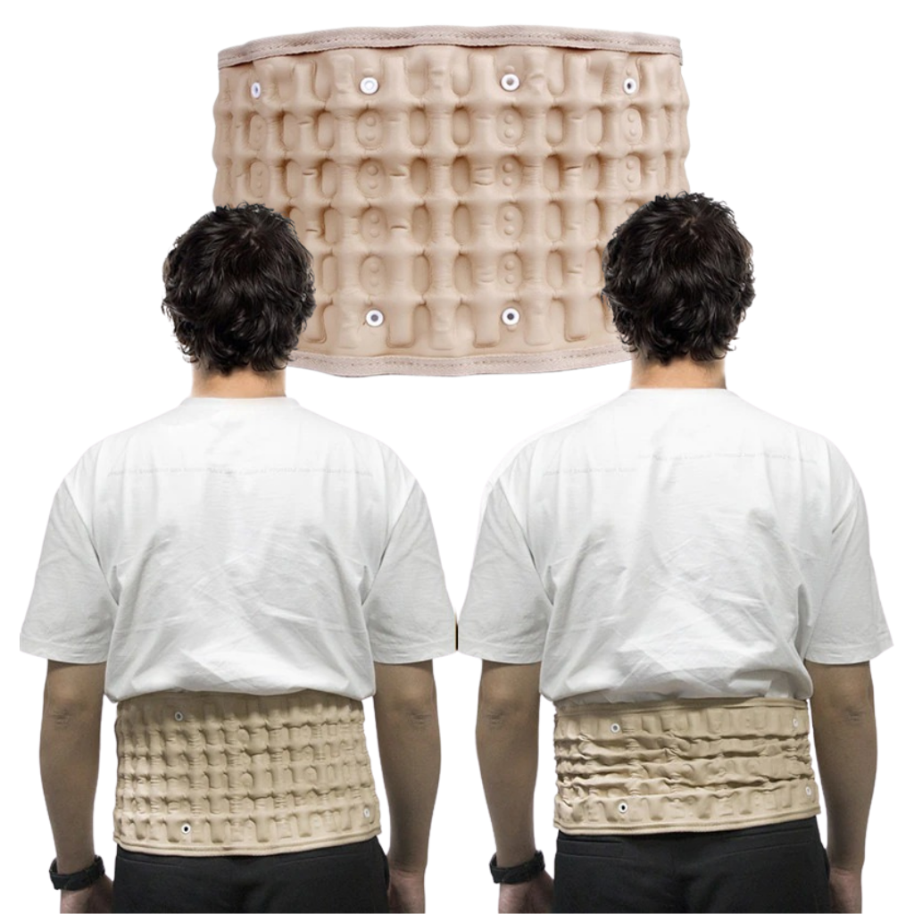 Inflatable Decompression Belt for Lower Back Support