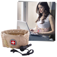 Inflatable Decompression Belt for Lower Back Support