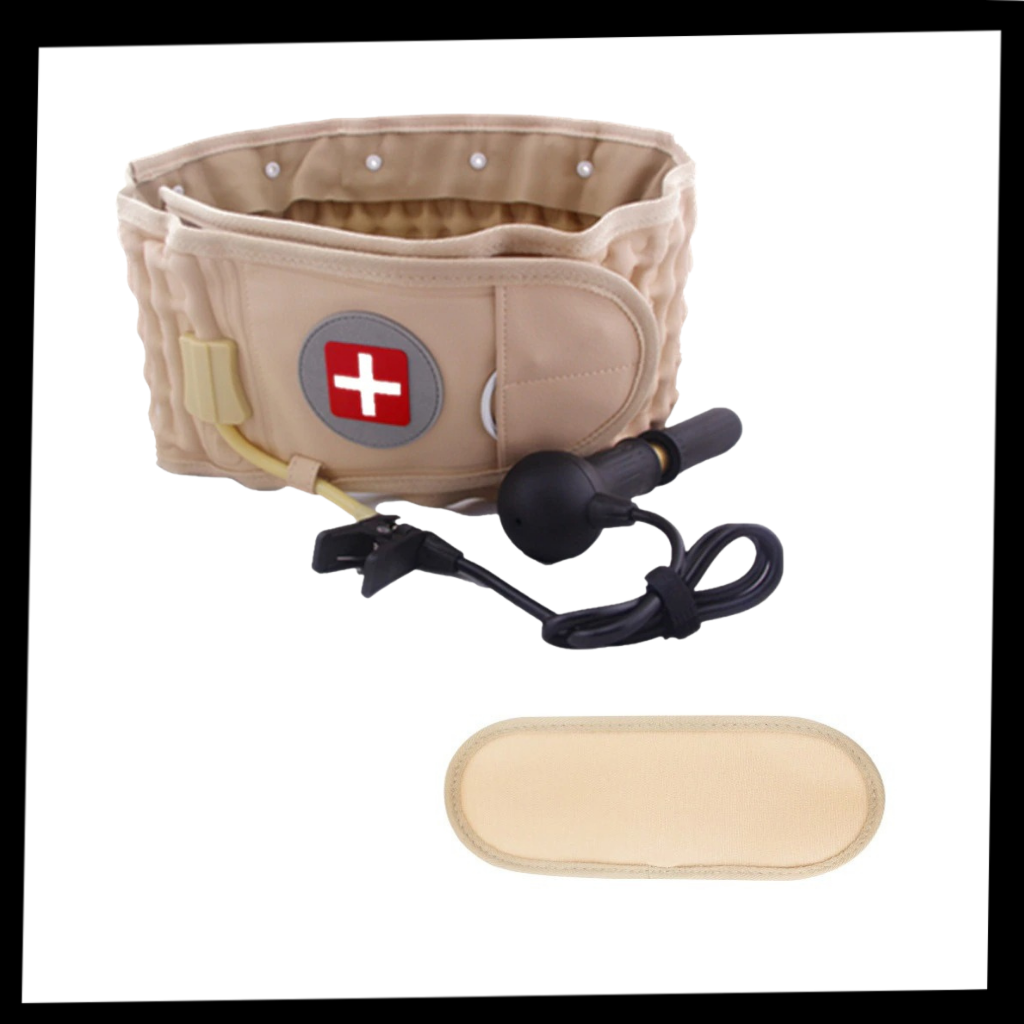 Inflatable Decompression Belt for Lower Back Support