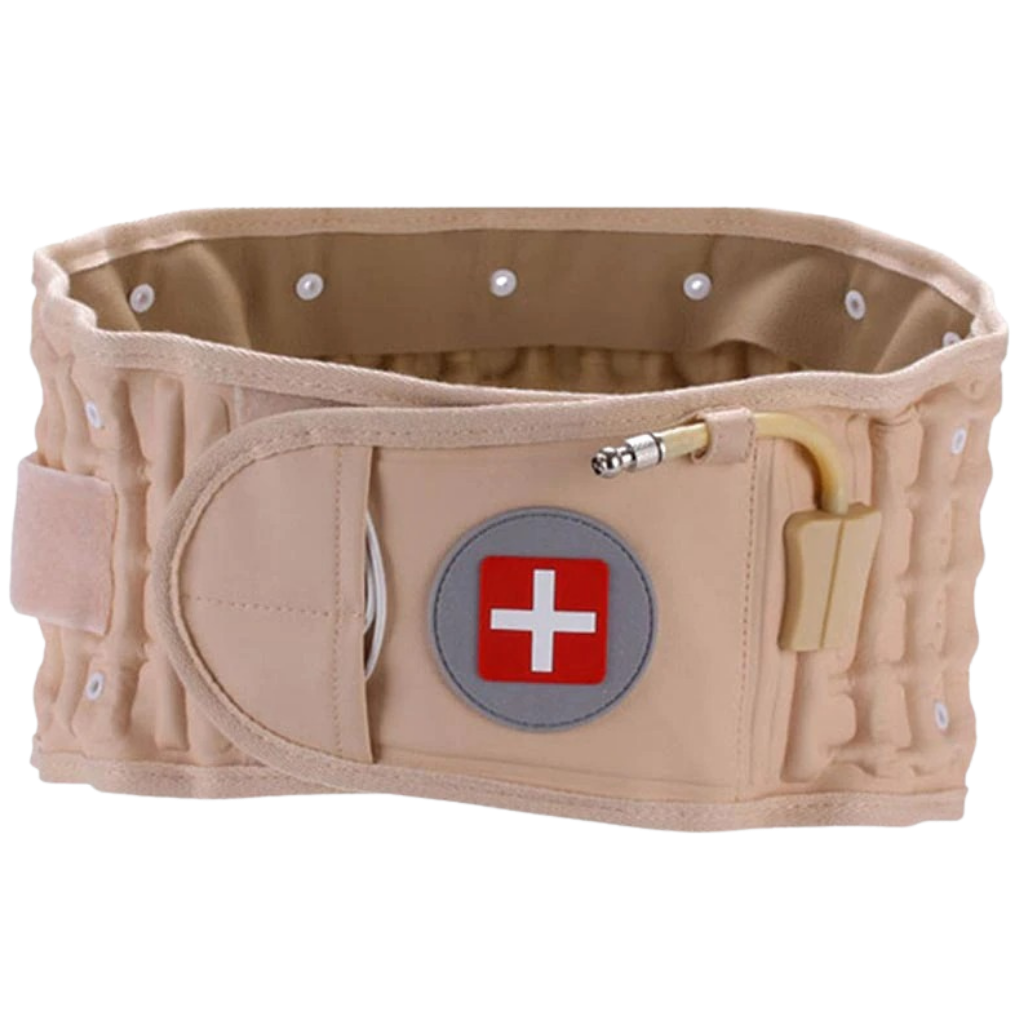 Inflatable Decompression Belt for Lower Back Support