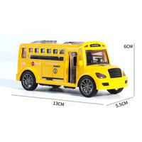 Kids' Educational School Bus Toy Car