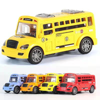 Kids' Educational School Bus Toy Car