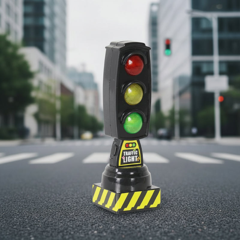 Kids' Educational Traffic Signal & Vehicle Toy Set