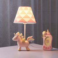 Kids Room Resin Unicorn Table Lamp