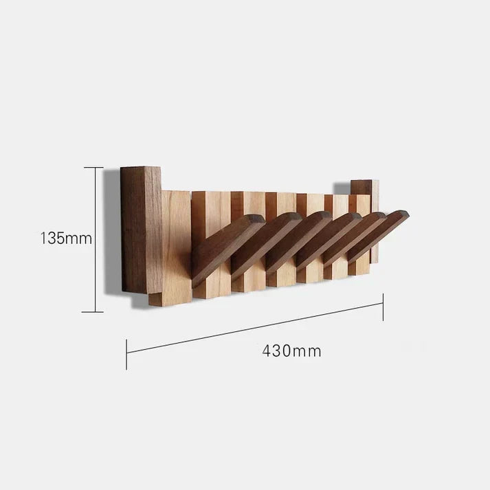 Kleshenger MelodiaWood Coat Hooks - Music-Inspired Wall Organizer