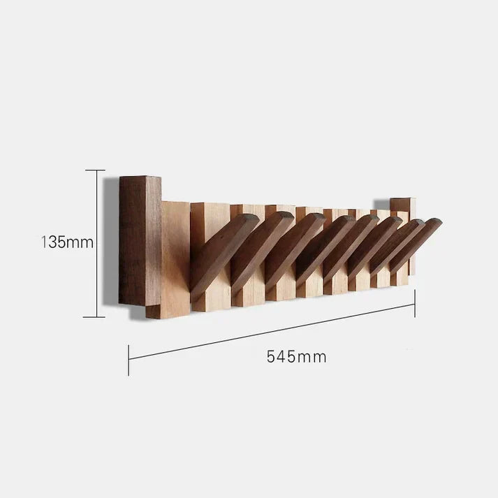 Kleshenger MelodiaWood Coat Hooks - Music-Inspired Wall Organizer