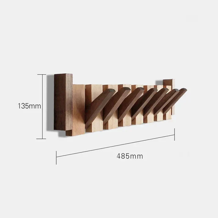 Kleshenger MelodiaWood Coat Hooks - Music-Inspired Wall Organizer