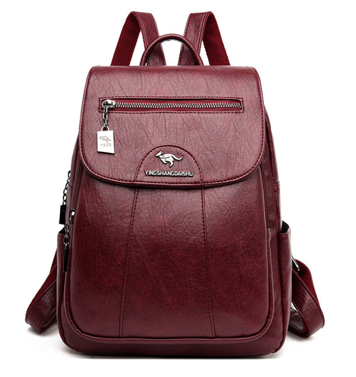 Chic Faux Leather Backpack for Women