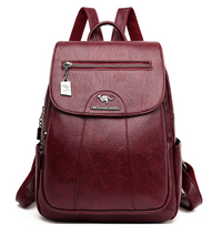 Chic Faux Leather Backpack for Women