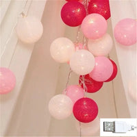 LED Cotton Thread Lanterns