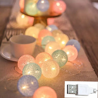 LED Cotton Thread Lanterns
