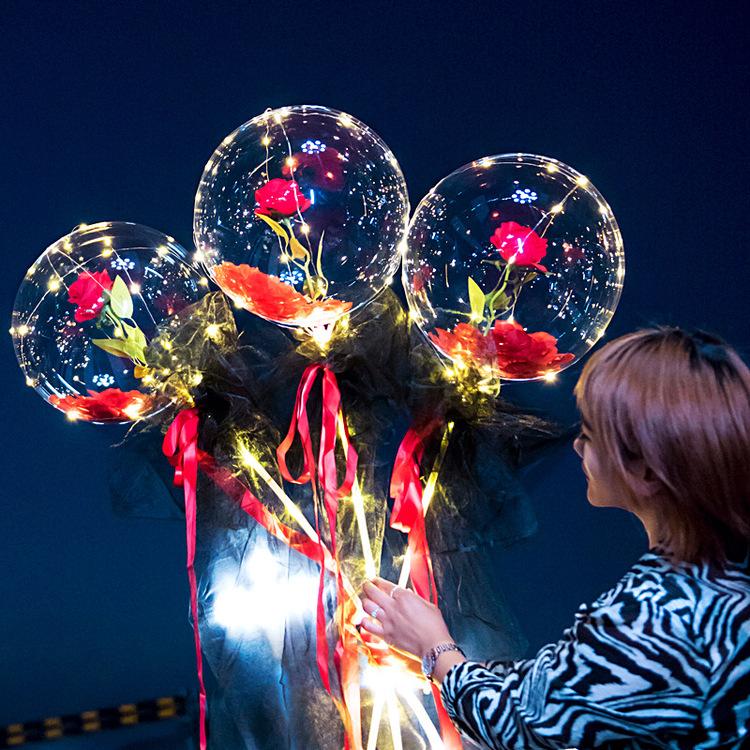 LED Light-Up Balloon Rose Bouquet (DIY Kit)