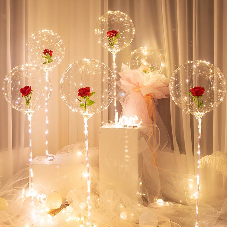 LED Light-Up Balloon Rose Bouquet (DIY Kit)