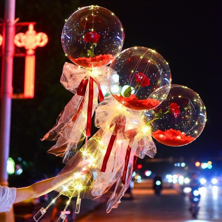 LED Light-Up Balloon Rose Bouquet (DIY Kit)