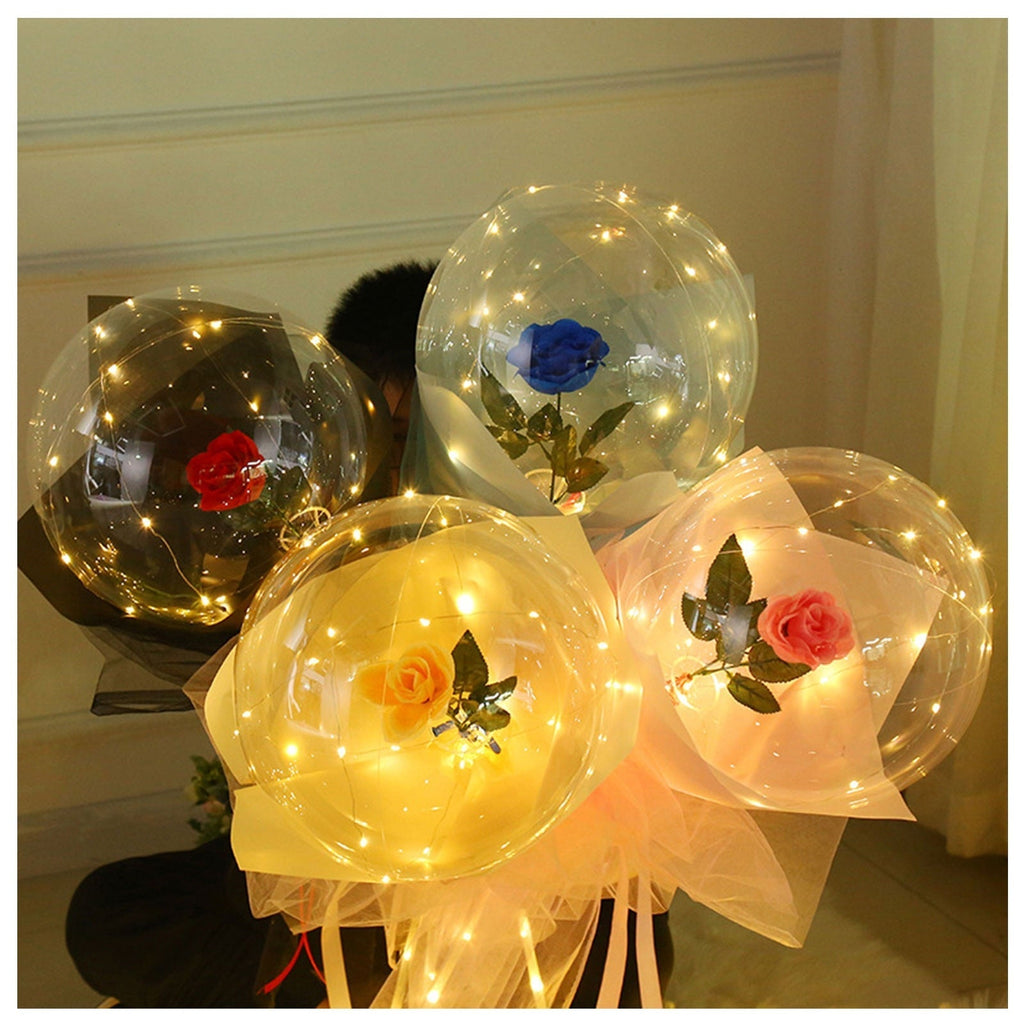 LED Light-Up Balloon Rose Bouquet (DIY Kit)