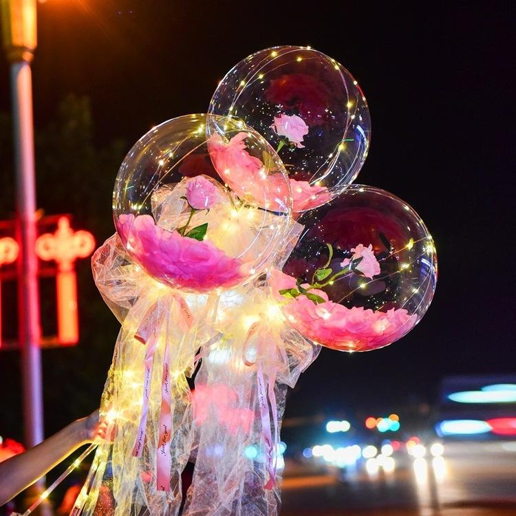 LED Light-Up Balloon Rose Bouquet (DIY Kit)