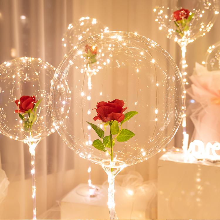 LED Light-Up Balloon Rose Bouquet (DIY Kit)