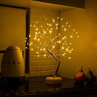 Illuminated Tree Lamp with Bendable Branches