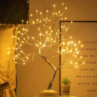 Illuminated Tree Lamp with Bendable Branches