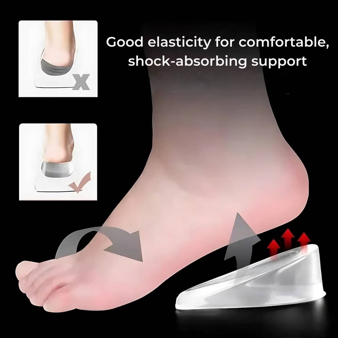 Sisica Heel Lifts: Height Boost & Plantar Fasciitis Pain Relief
