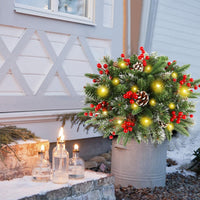 Light-Up Christmas Wreath – For Flower Pots & Decoration