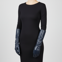 Long Classic Genuine Leather Gloves